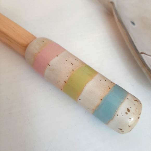 Mud Pie Decorative Stoneware Bunny Spoon Rest & Spoon - Picture 10 of 16